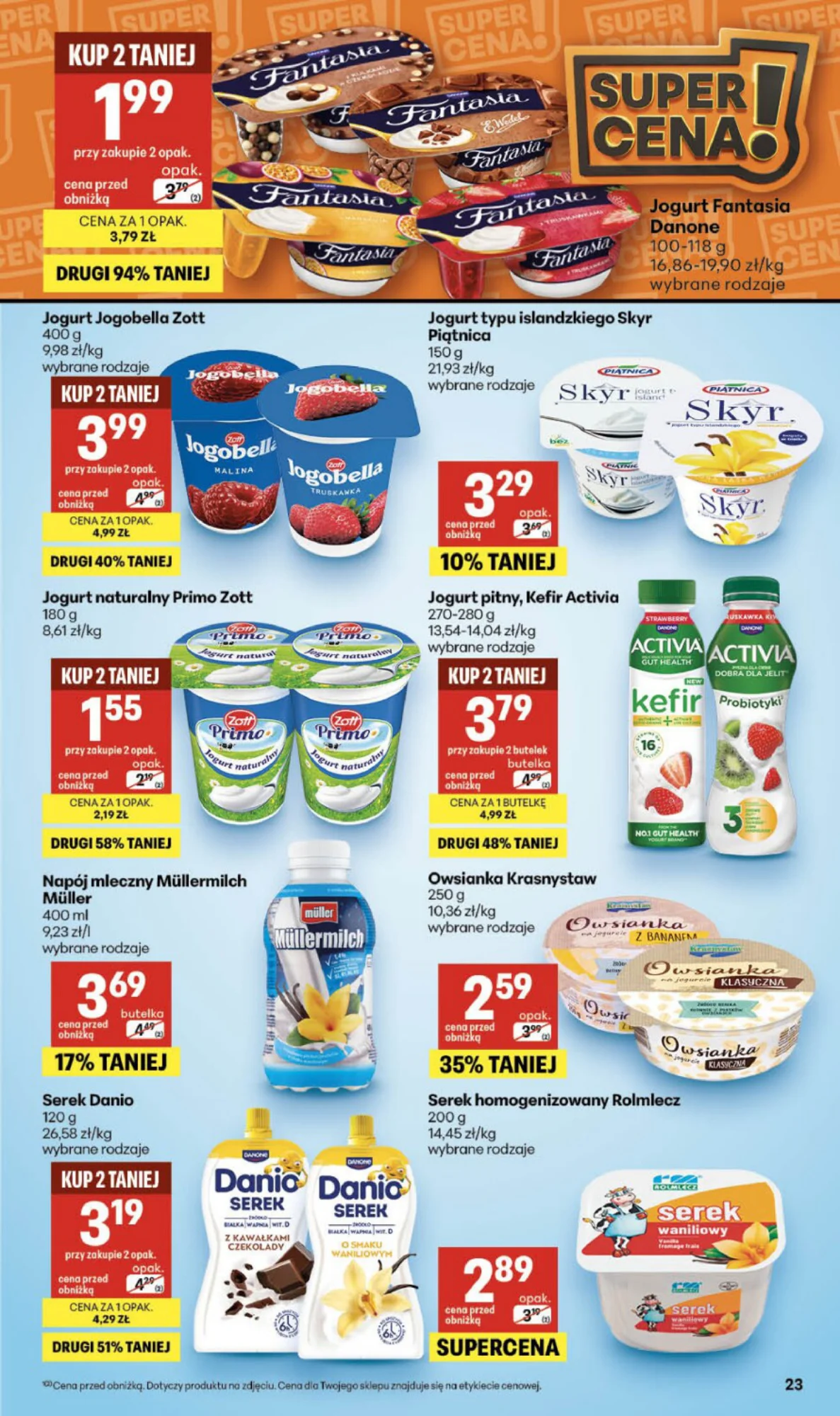 Gazetka promocyjna Delikatesy Centrum str. 23