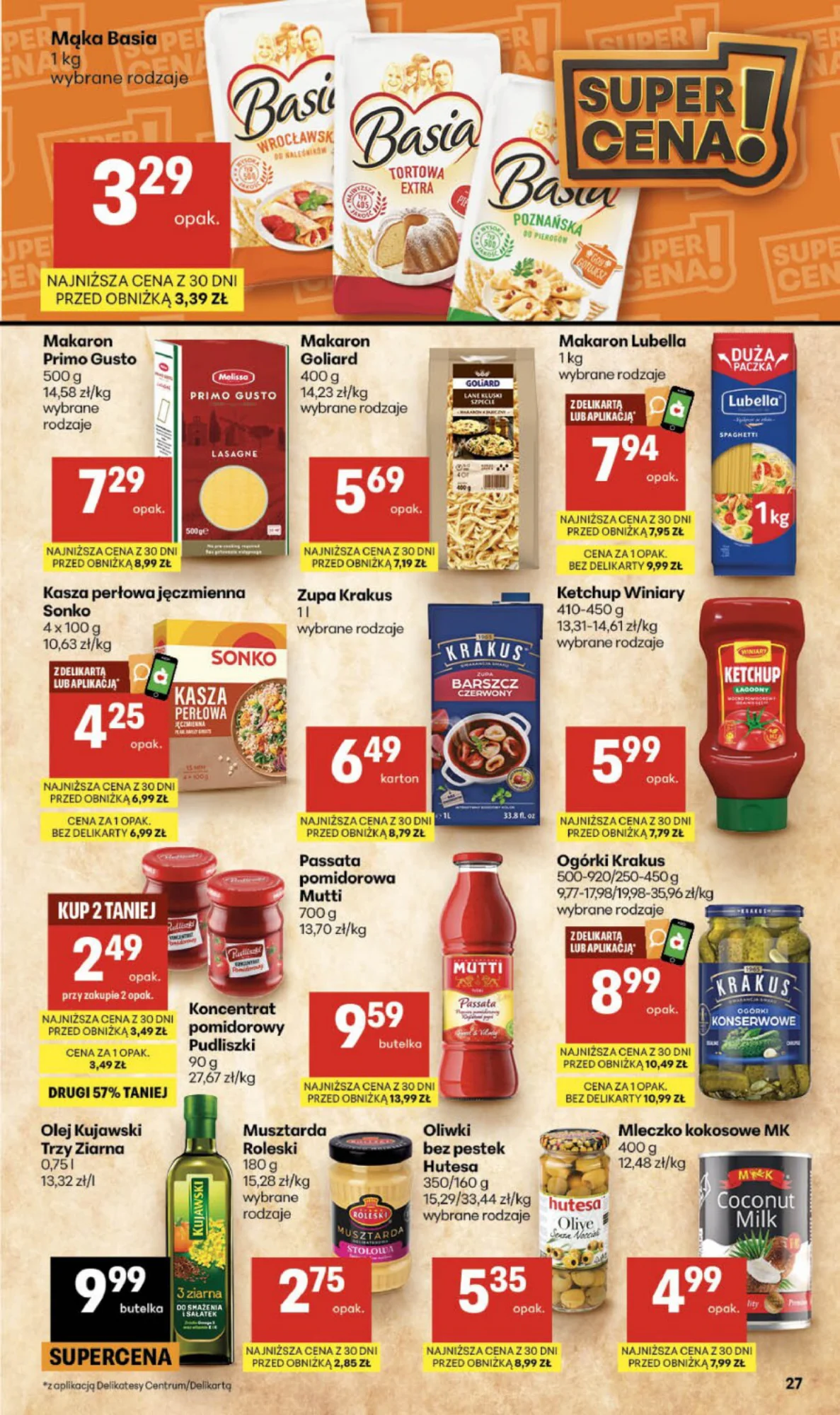 Gazetka promocyjna Delikatesy Centrum str. 27