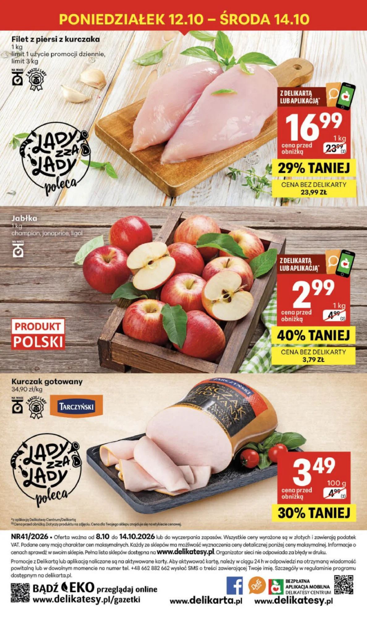 Gazetka promocyjna Delikatesy Centrum str. 40