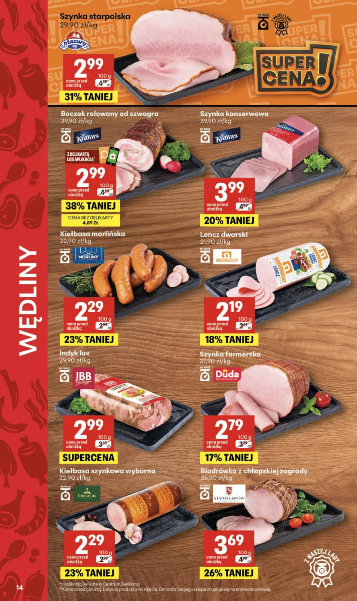 Gazetka promocyjna Delikatesy Centrum str. 14