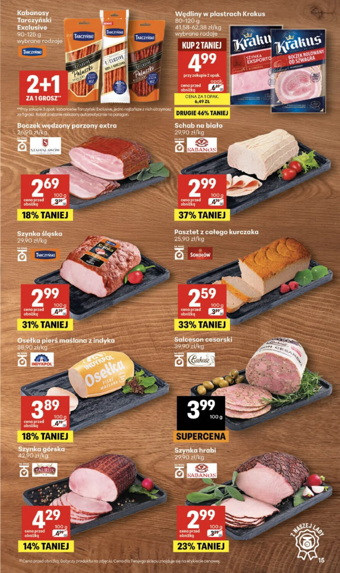 Gazetka promocyjna Delikatesy Centrum str. 15