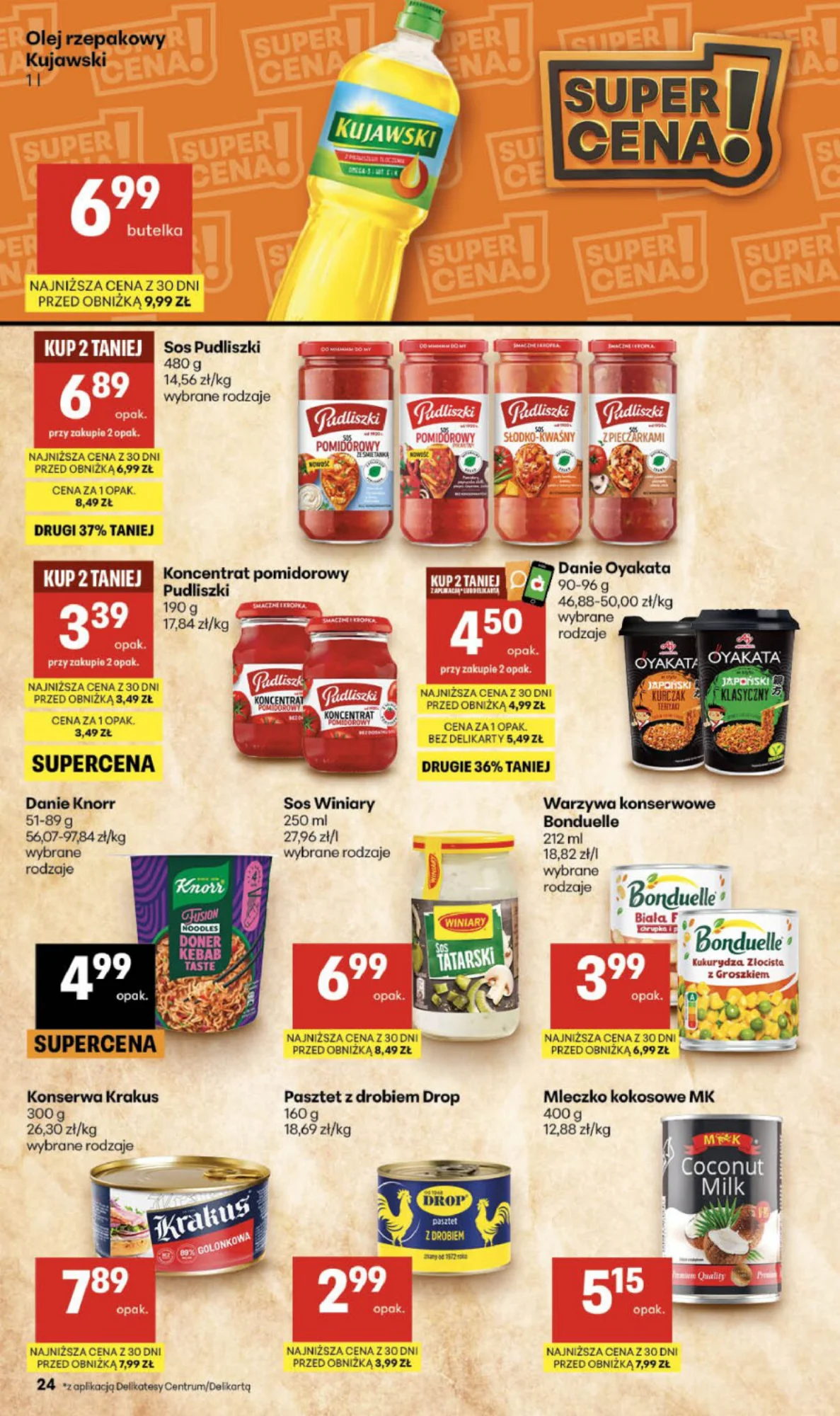Gazetka promocyjna Delikatesy Centrum str. 24
