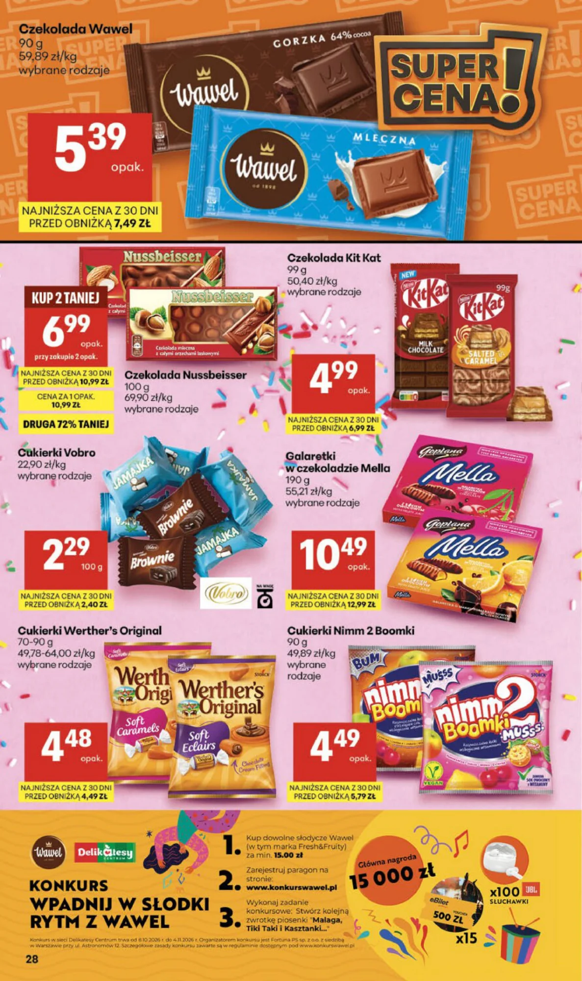 Gazetka promocyjna Delikatesy Centrum str. 28