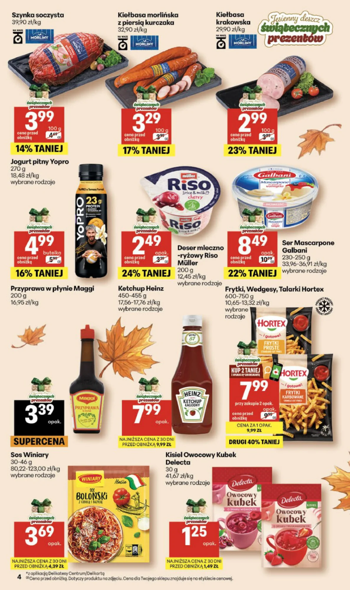 Gazetka promocyjna Delikatesy Centrum str. 4