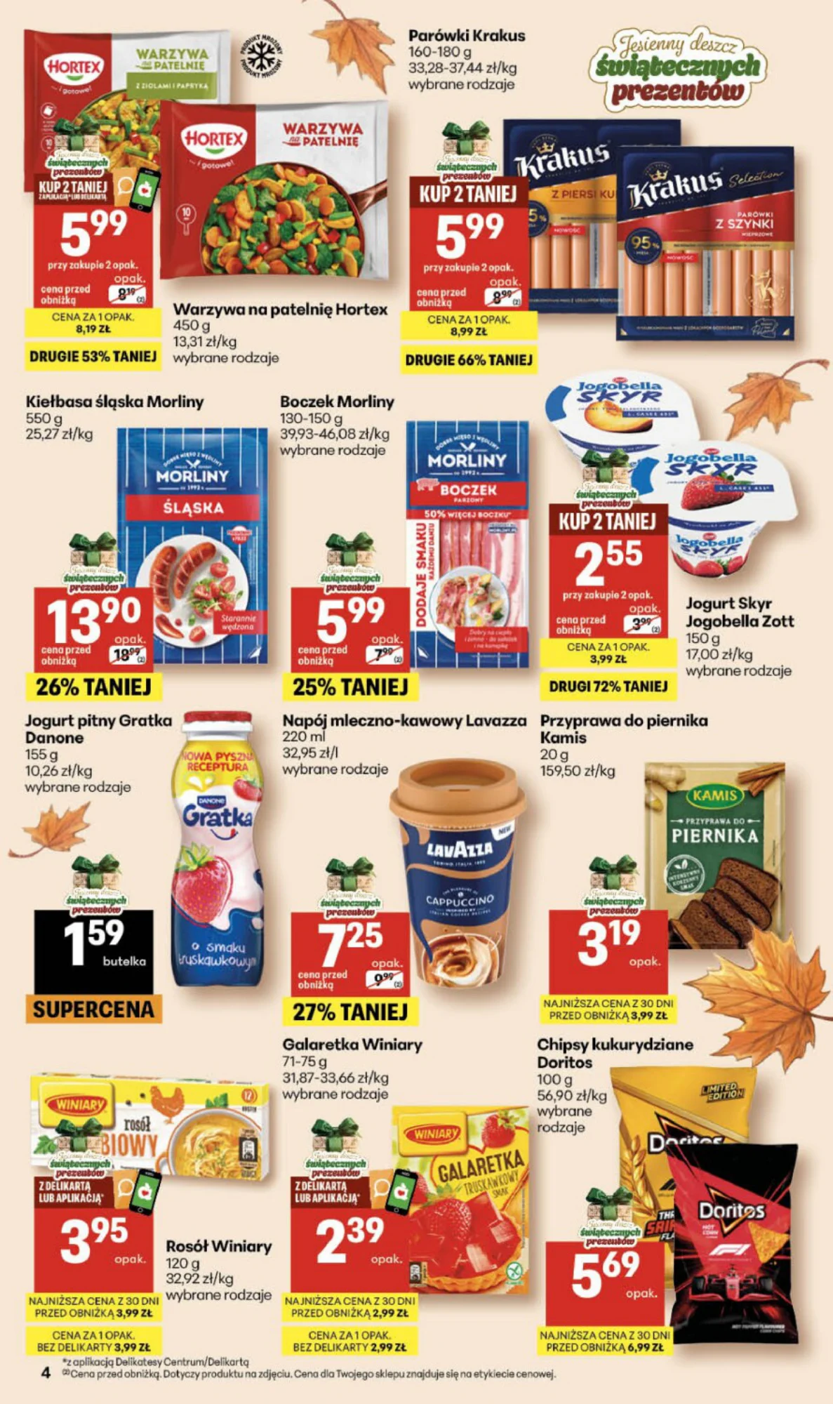 Gazetka promocyjna Delikatesy Centrum str. 4