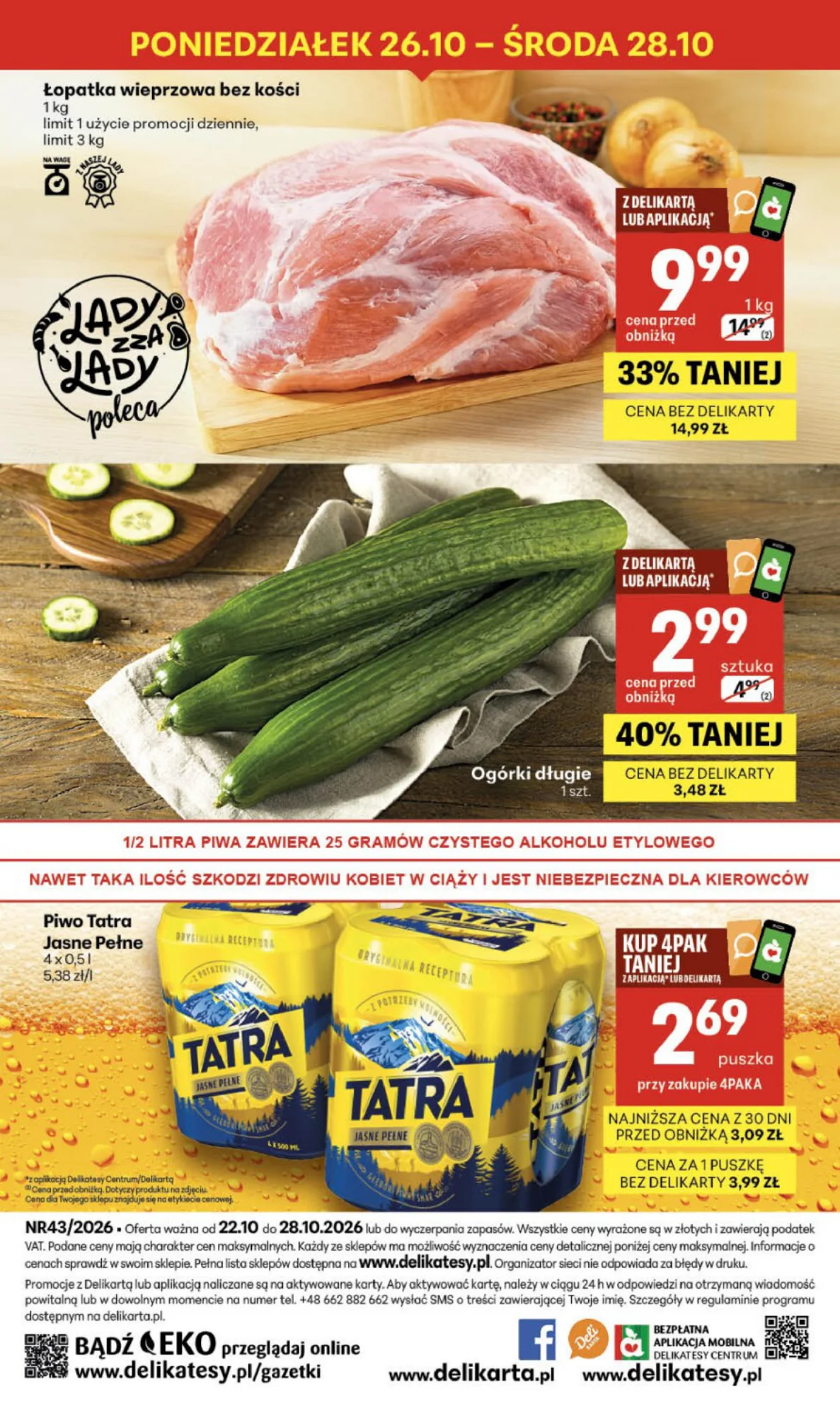 Gazetka promocyjna Delikatesy Centrum str. 40