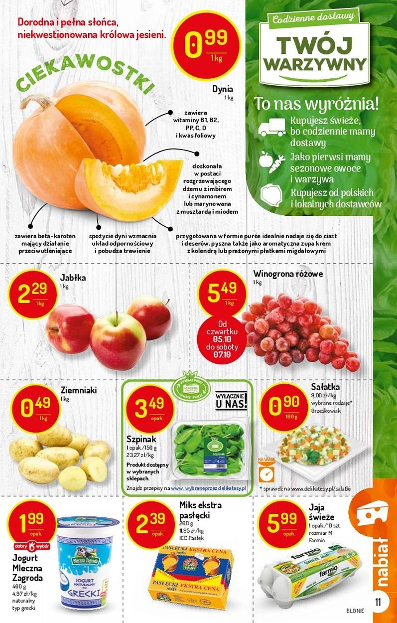 Gazetka promocyjna Delikatesy Centrum str. 11
