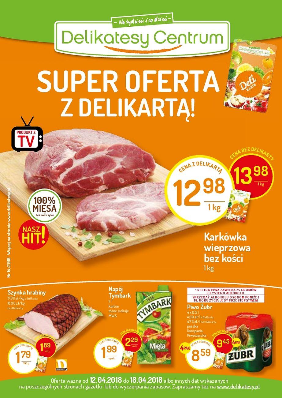 Gazetka promocyjna Delikatesy Centrum str. 1