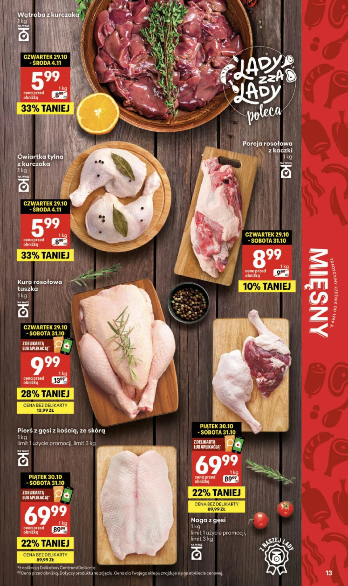Gazetka promocyjna Delikatesy Centrum str. 13