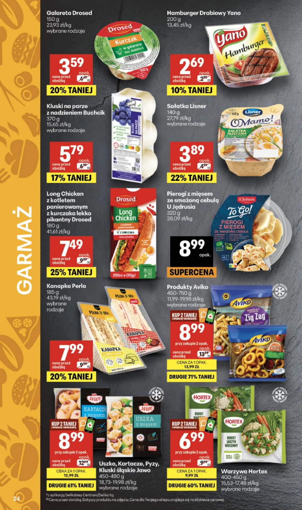 Gazetka promocyjna Delikatesy Centrum str. 24