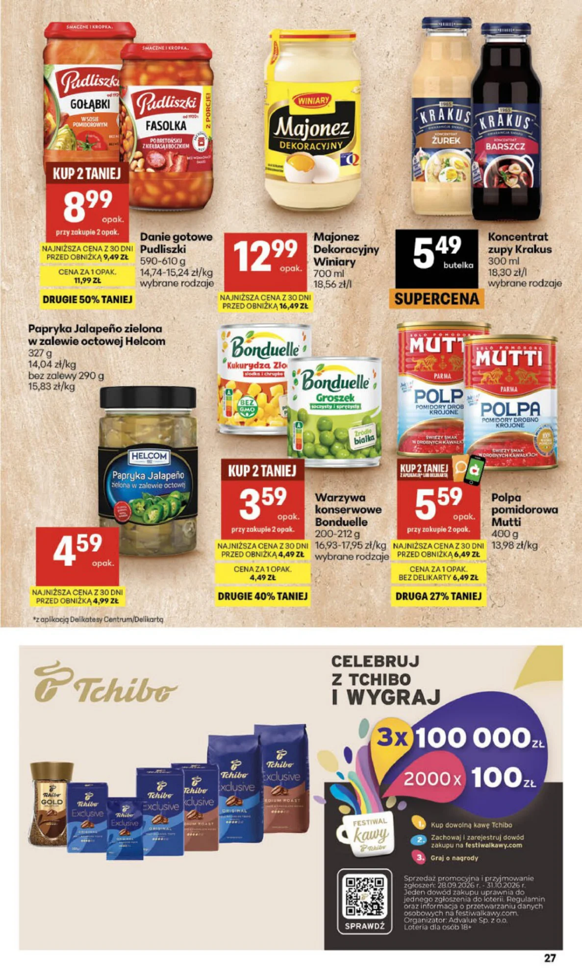 Gazetka promocyjna Delikatesy Centrum str. 27