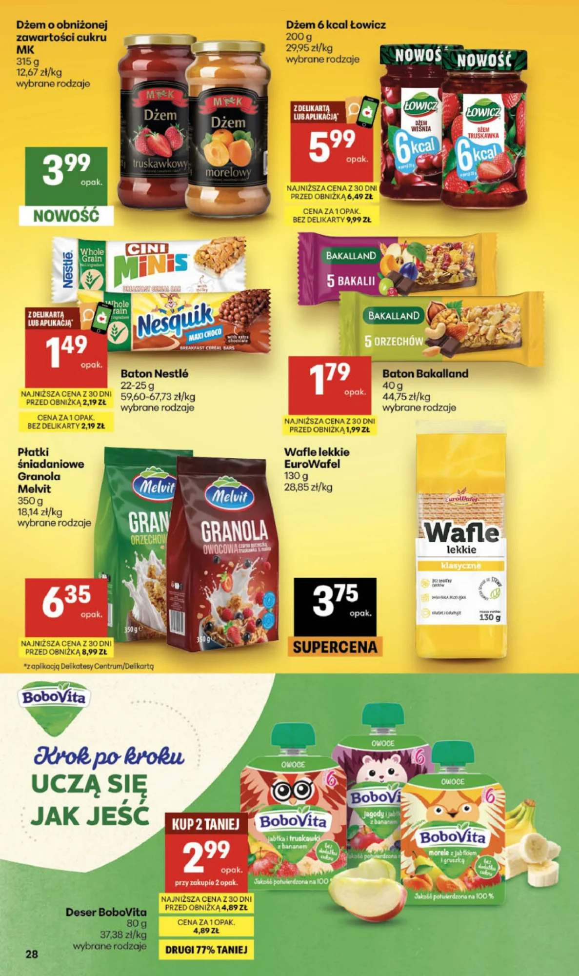 Gazetka promocyjna Delikatesy Centrum str. 28