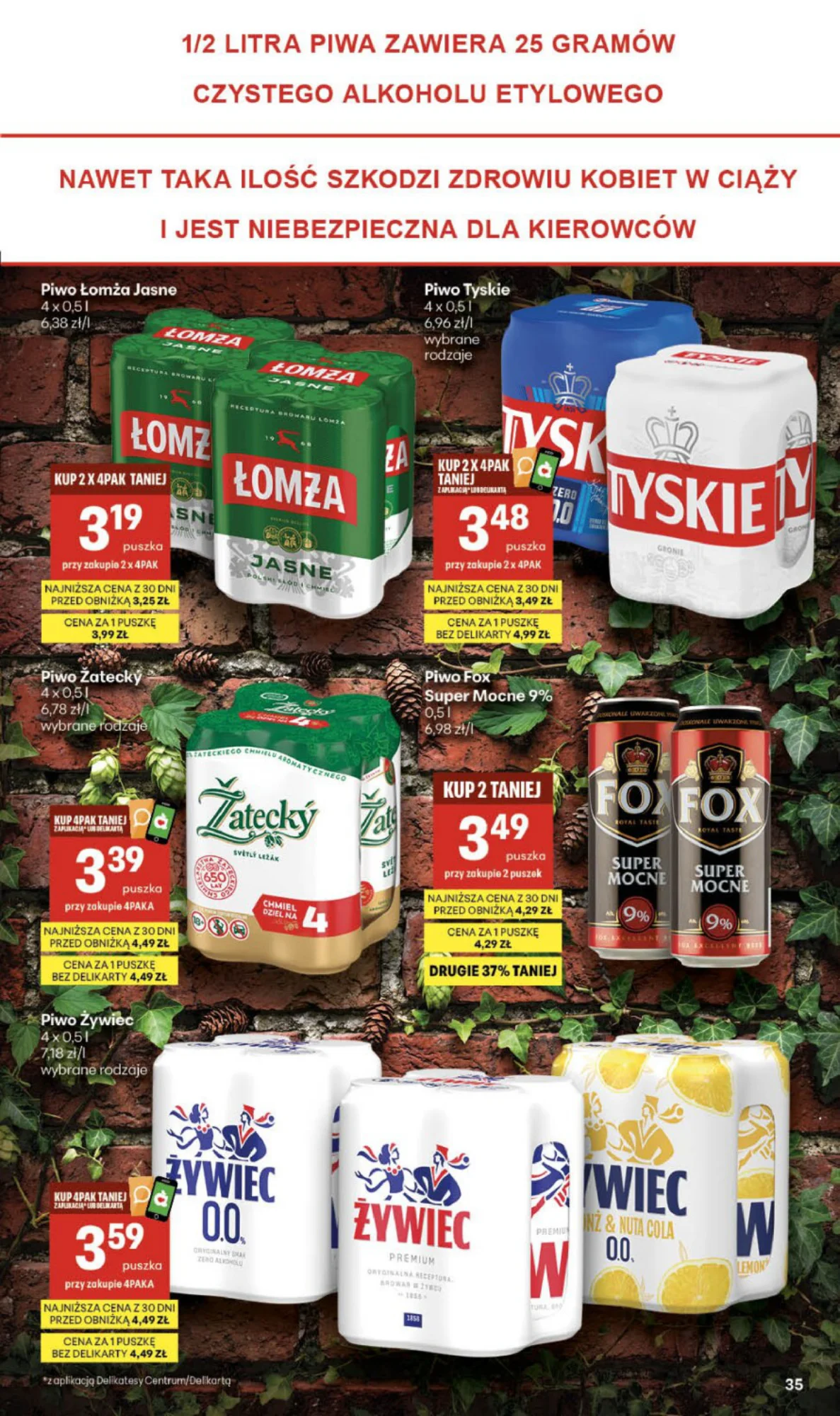 Gazetka promocyjna Delikatesy Centrum str. 35