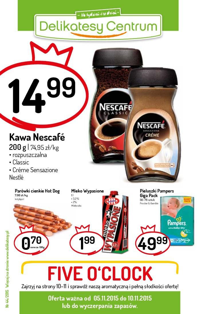 Gazetka promocyjna Delikatesy Centrum str. 1