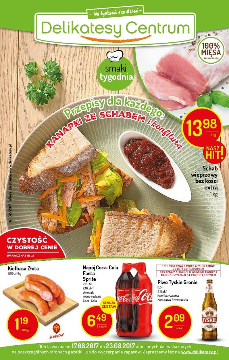 Gazetka promocyjna Delikatesy Centrum str. 1