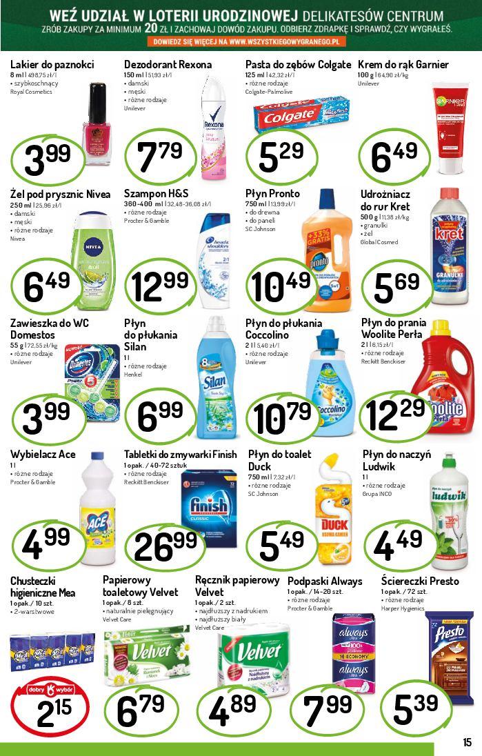 Gazetka promocyjna Delikatesy Centrum str. 15