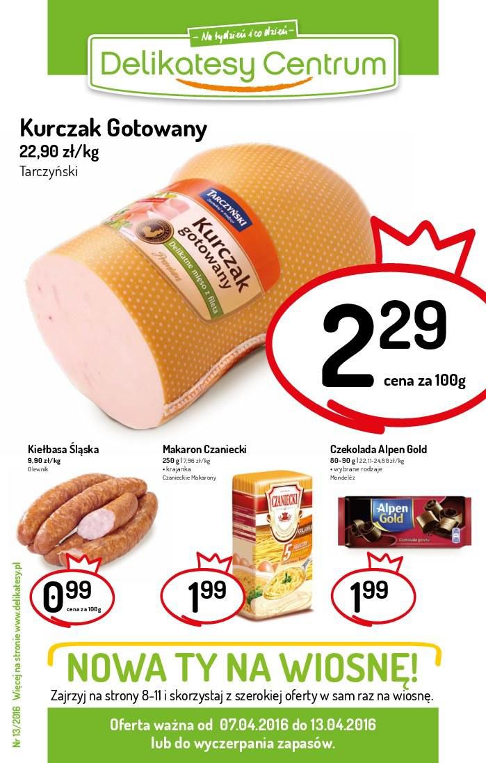 Gazetka promocyjna Delikatesy Centrum str. 1