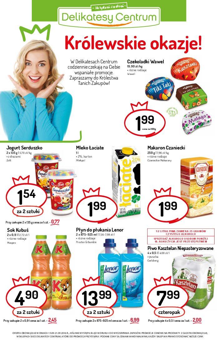 Gazetka promocyjna Delikatesy Centrum str. 16