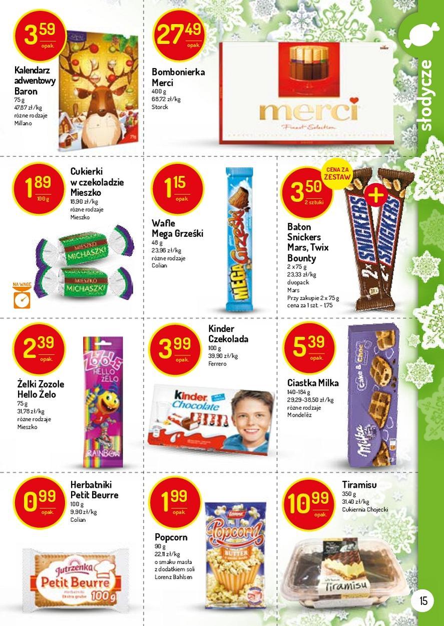 Gazetka promocyjna Delikatesy Centrum str. 15