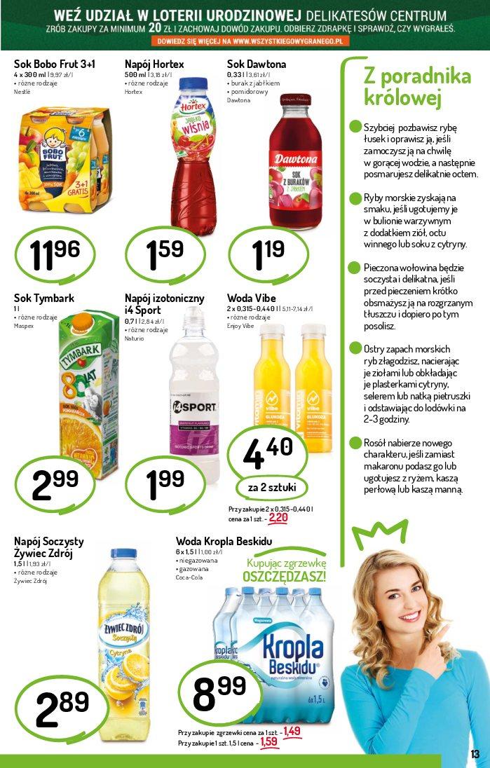 Gazetka promocyjna Delikatesy Centrum str. 13