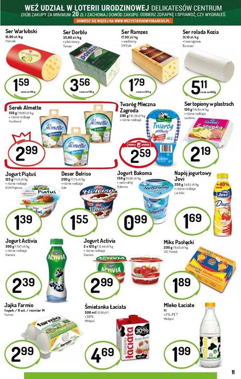 Gazetka promocyjna Delikatesy Centrum str. 11
