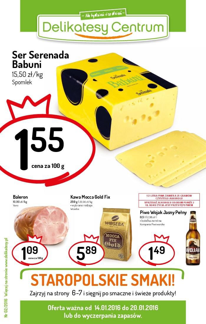 Gazetka promocyjna Delikatesy Centrum str. 1