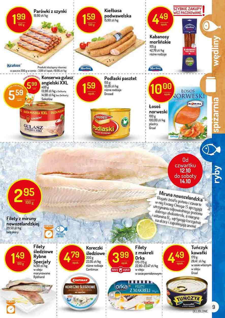 Gazetka promocyjna Delikatesy Centrum str. 9