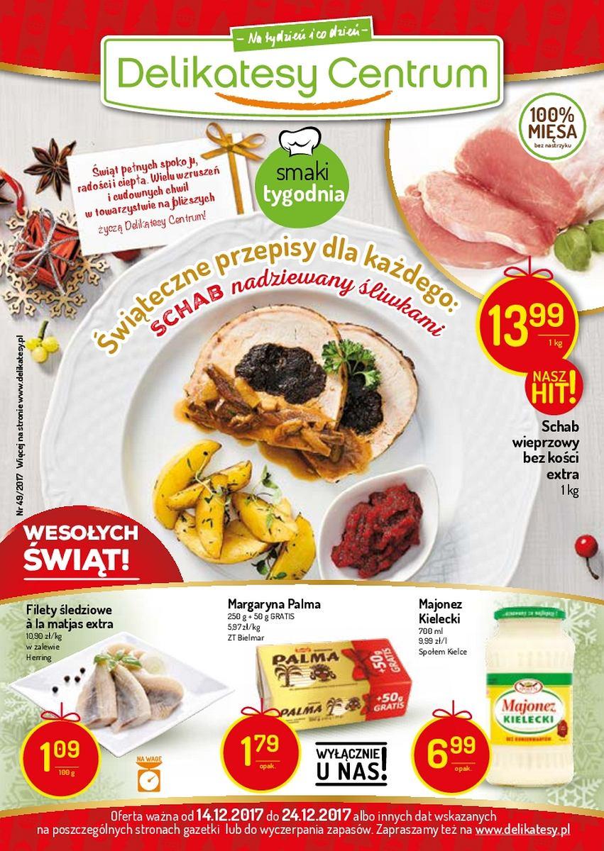 Gazetka promocyjna Delikatesy Centrum str. 1