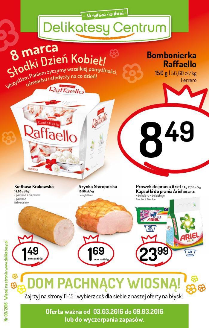 Gazetka promocyjna Delikatesy Centrum str. 1