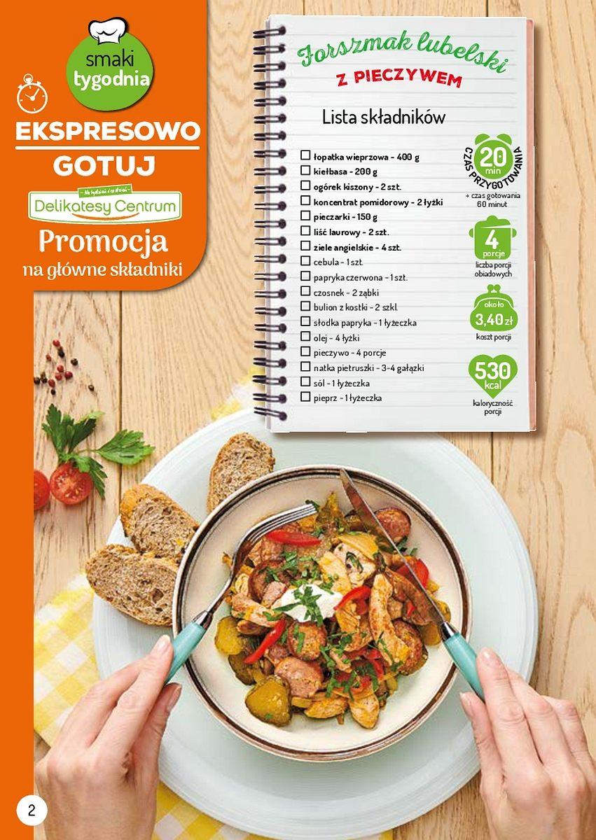 Gazetka promocyjna Delikatesy Centrum str. 2