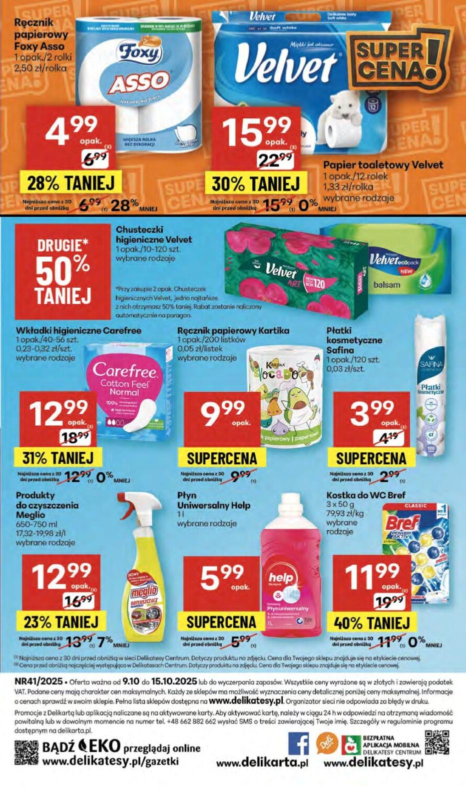 Gazetka promocyjna Delikatesy Centrum str. 52