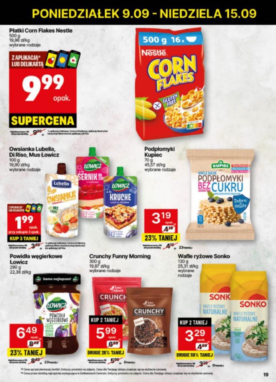 Gazetka promocyjna Delikatesy Centrum str. 19