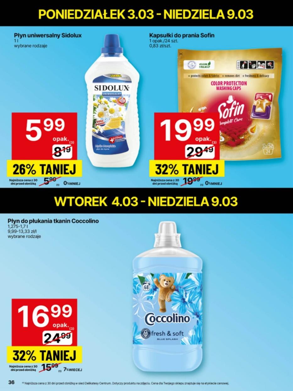 Gazetka promocyjna Delikatesy Centrum str. 36