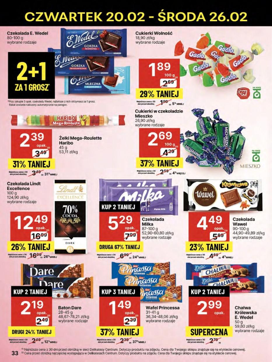 Gazetka promocyjna Delikatesy Centrum str. 33