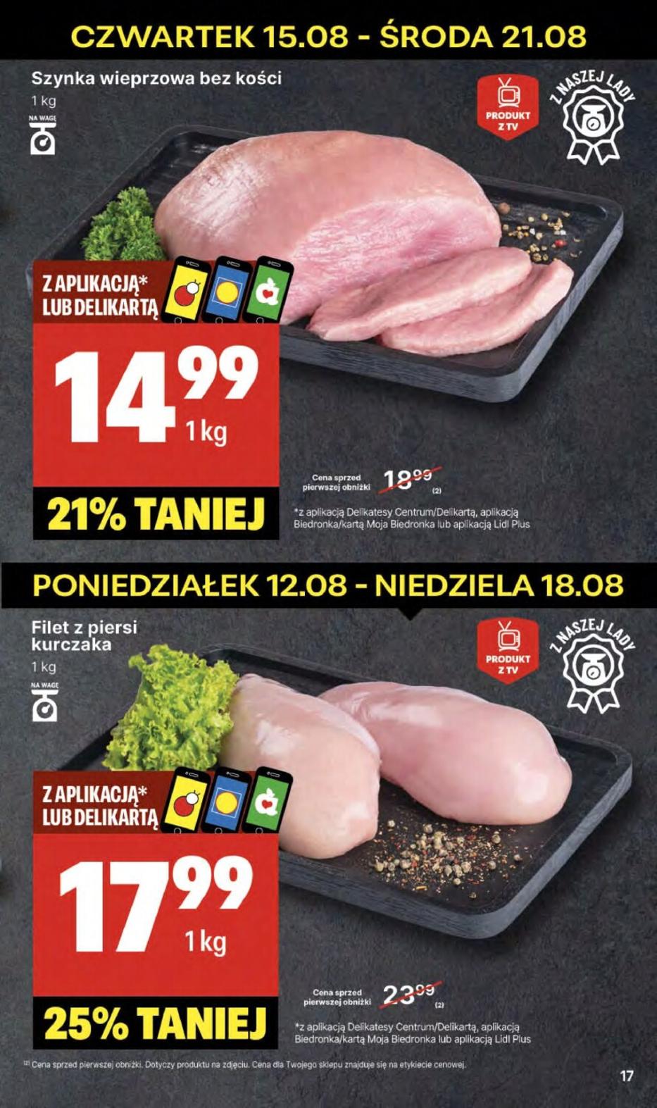 Gazetka promocyjna Delikatesy Centrum str. 17
