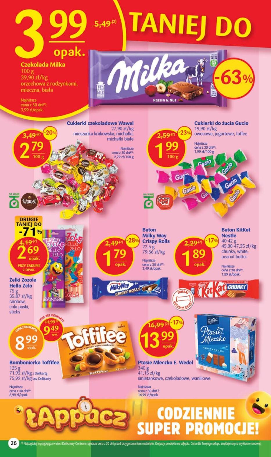 Gazetka promocyjna Delikatesy Centrum str. 26