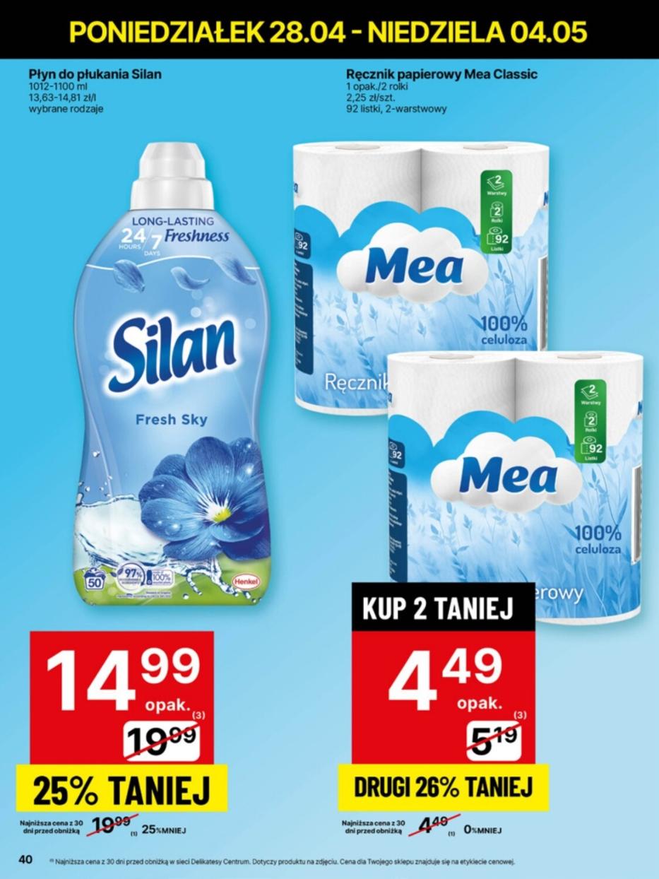 Gazetka promocyjna Delikatesy Centrum str. 40