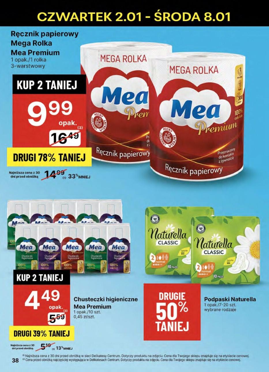 Gazetka promocyjna Delikatesy Centrum str. 38