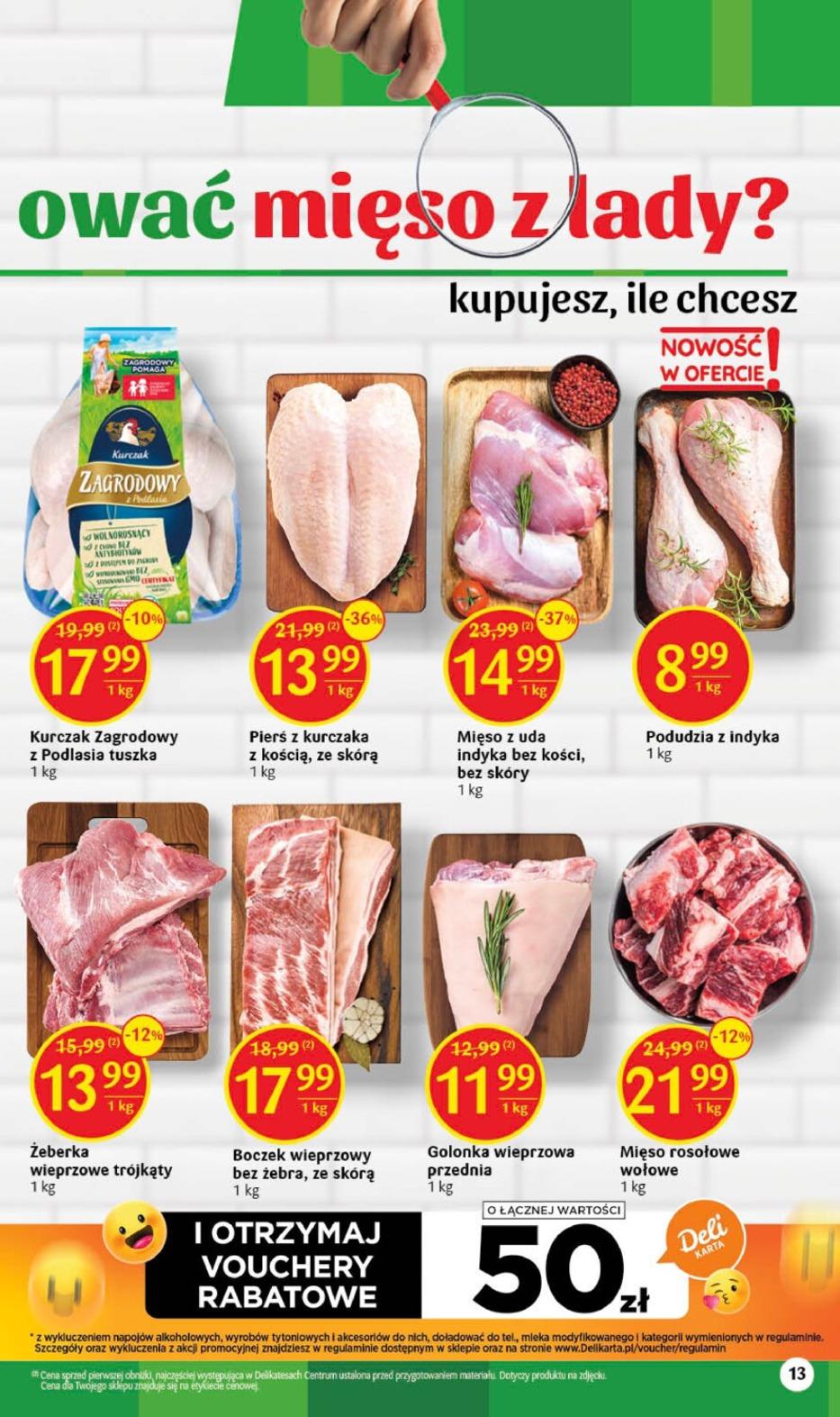 Gazetka promocyjna Delikatesy Centrum str. 13