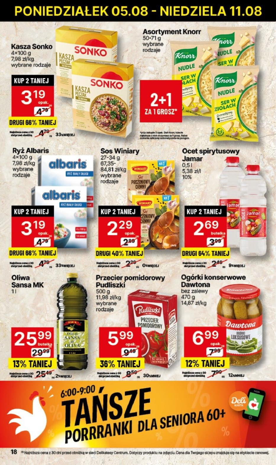 Gazetka promocyjna Delikatesy Centrum str. 18