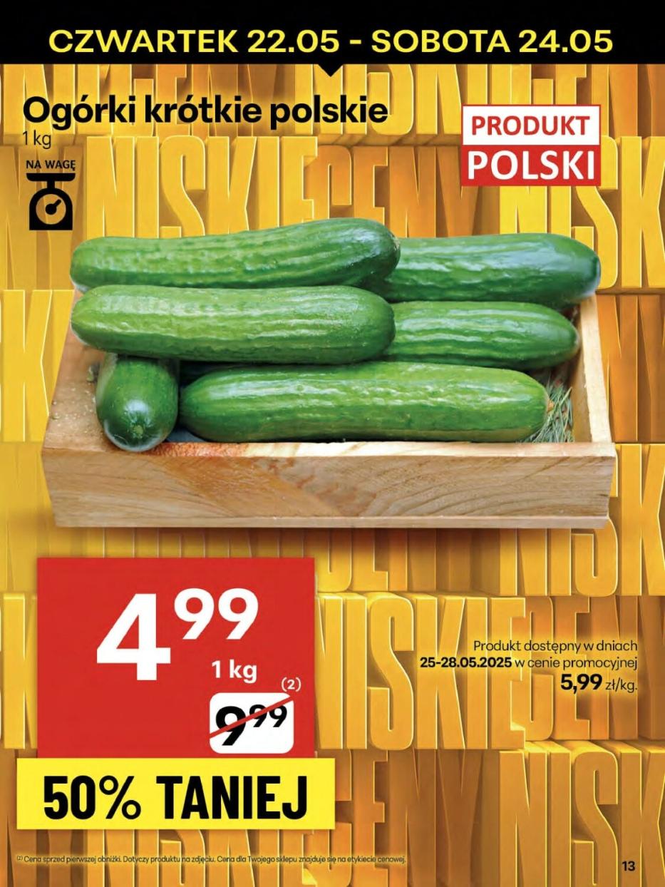 Gazetka promocyjna Delikatesy Centrum str. 13