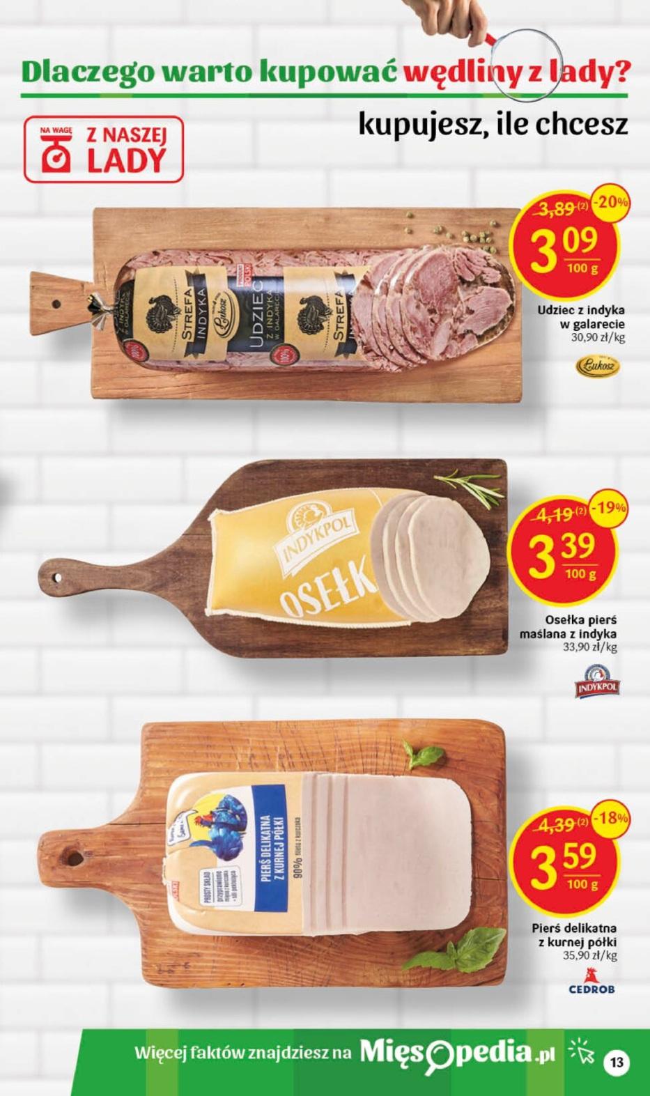 Gazetka promocyjna Delikatesy Centrum str. 13