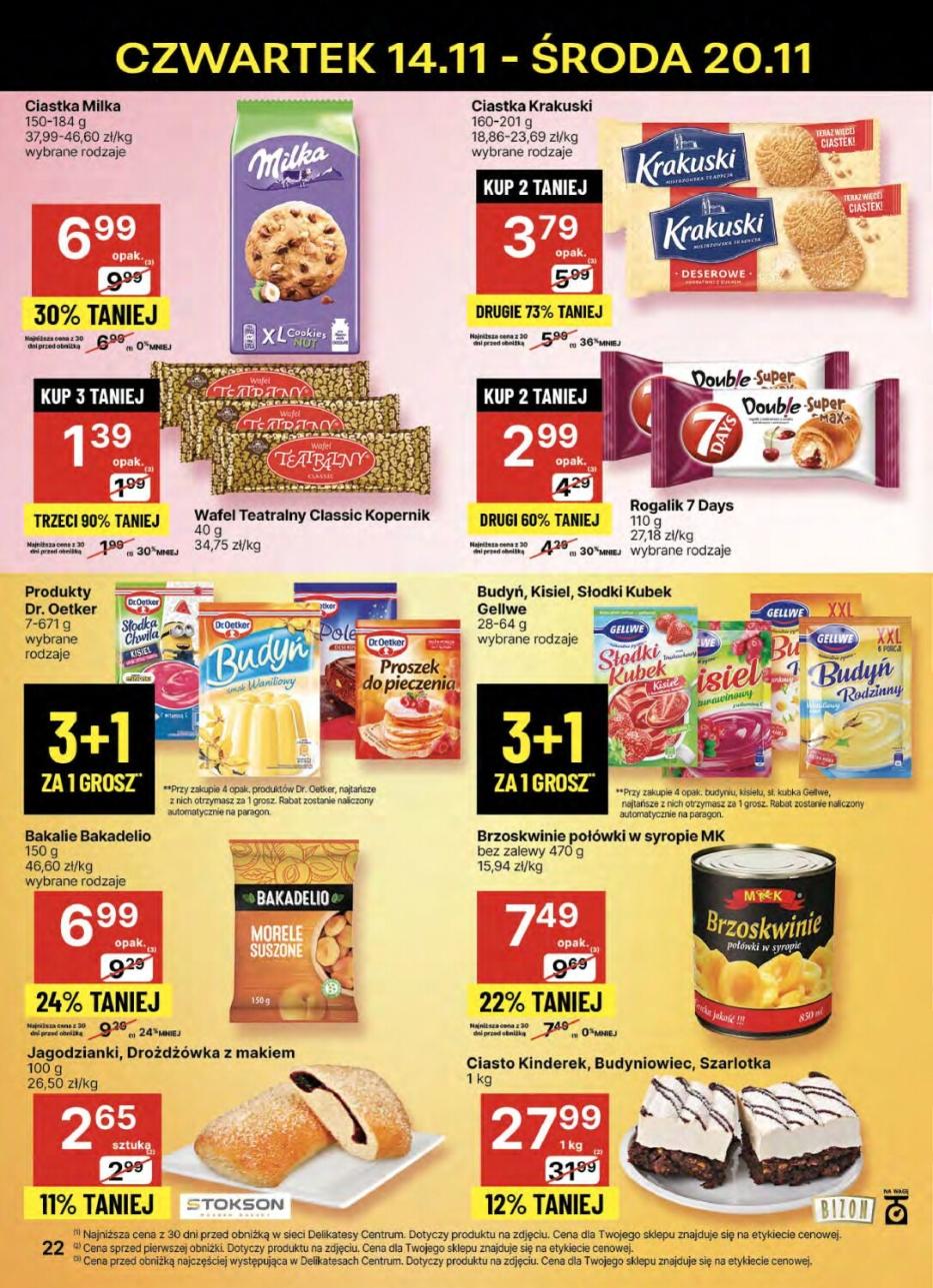Gazetka promocyjna Delikatesy Centrum str. 22