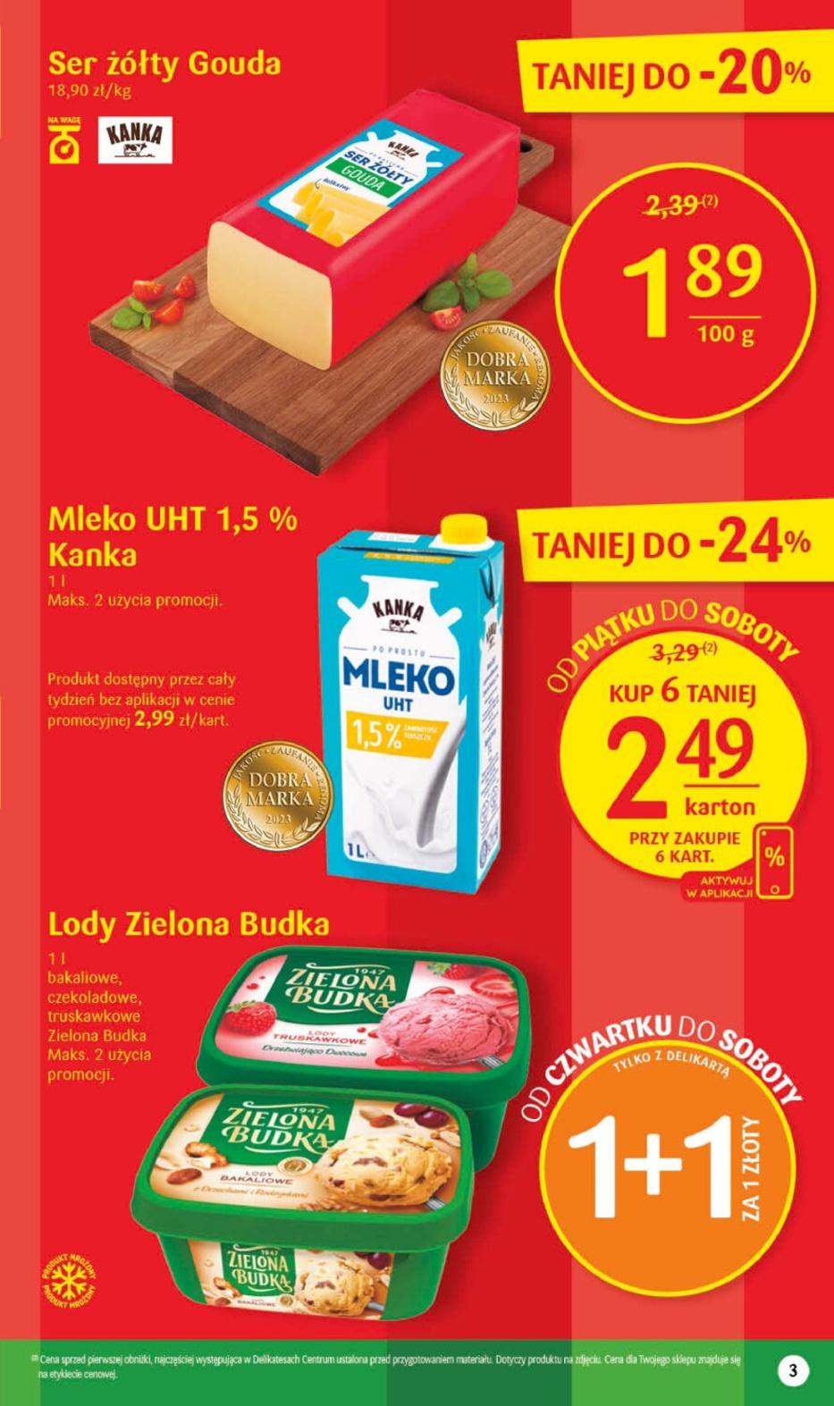 Gazetka promocyjna Delikatesy Centrum str. 3