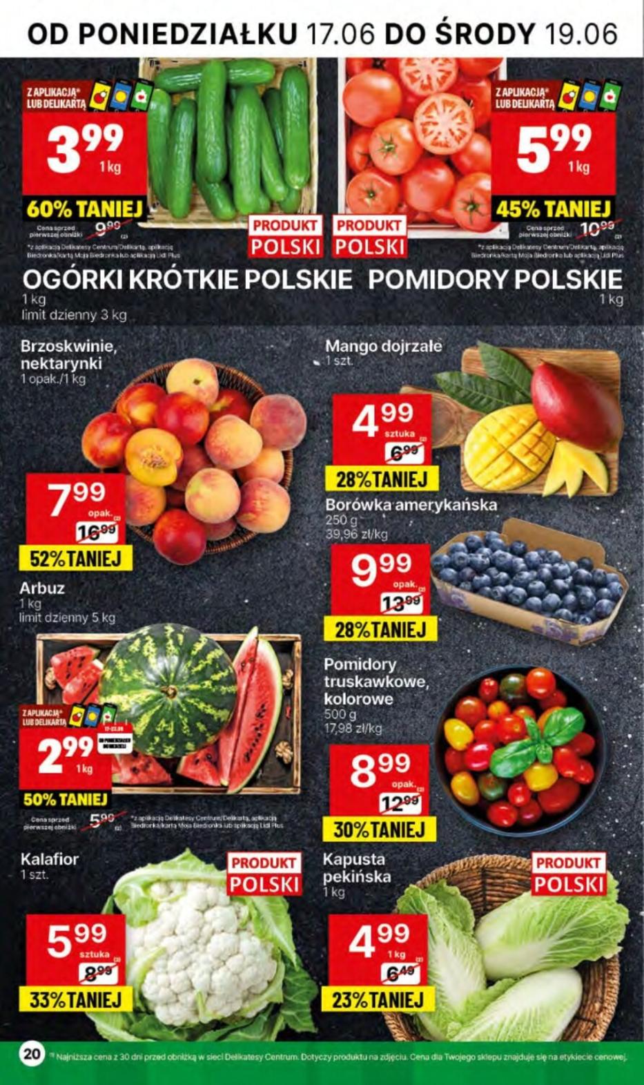 Gazetka promocyjna Delikatesy Centrum str. 20