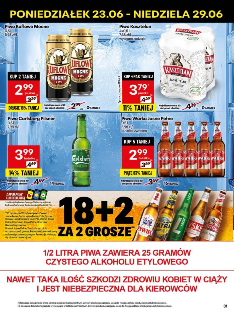 Gazetka promocyjna Delikatesy Centrum str. 31