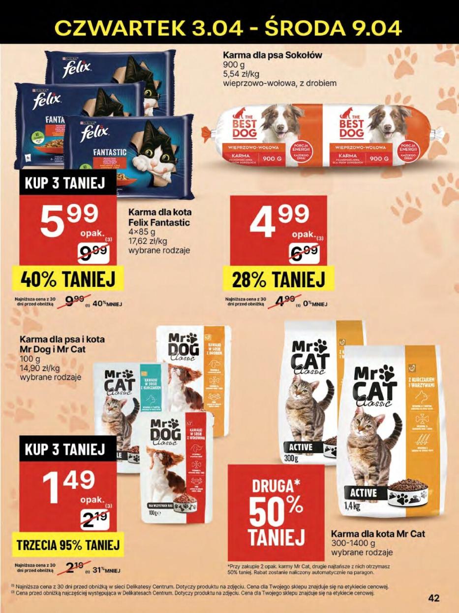 Gazetka promocyjna Delikatesy Centrum str. 42