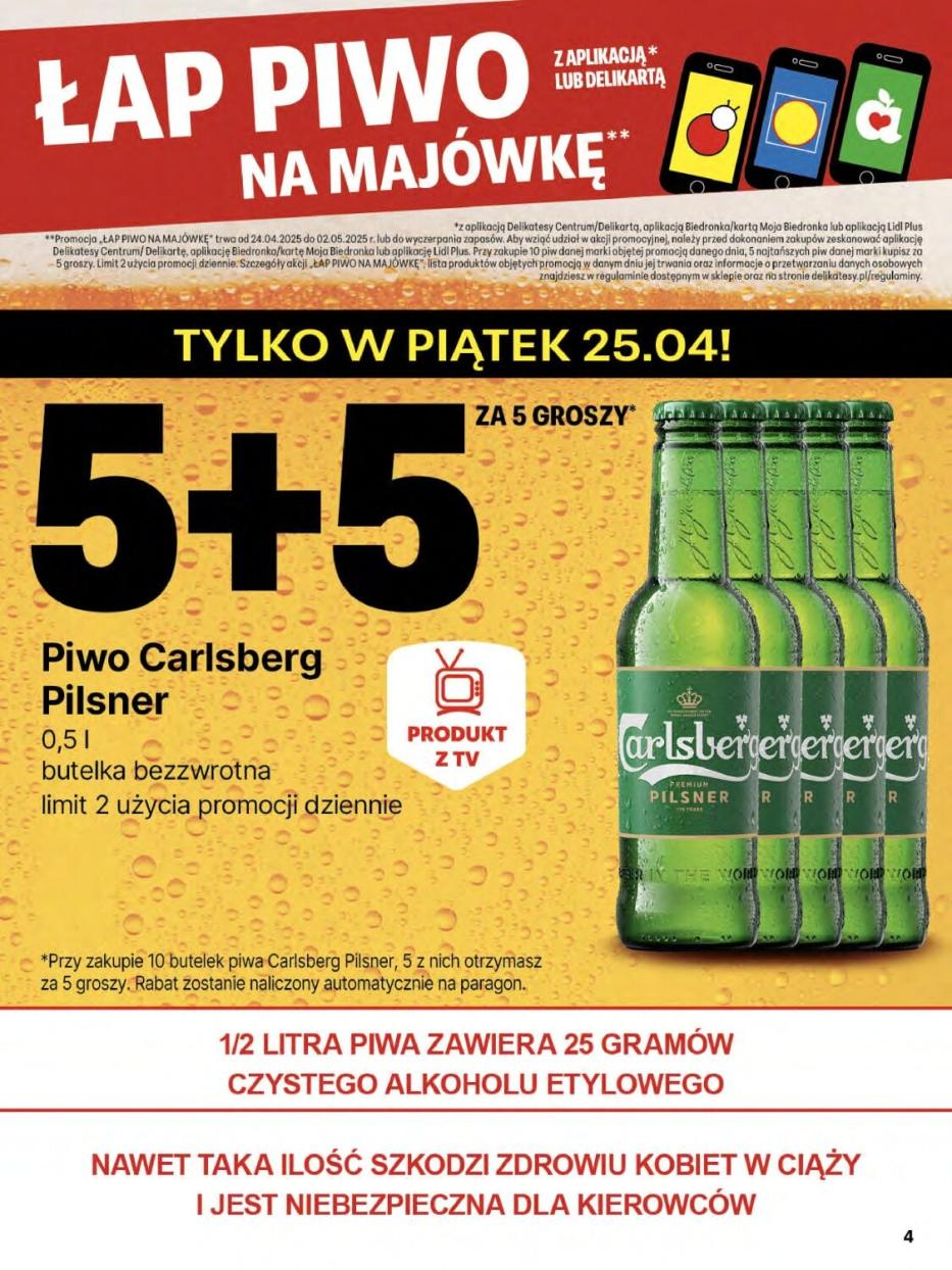 Gazetka promocyjna Delikatesy Centrum str. 4