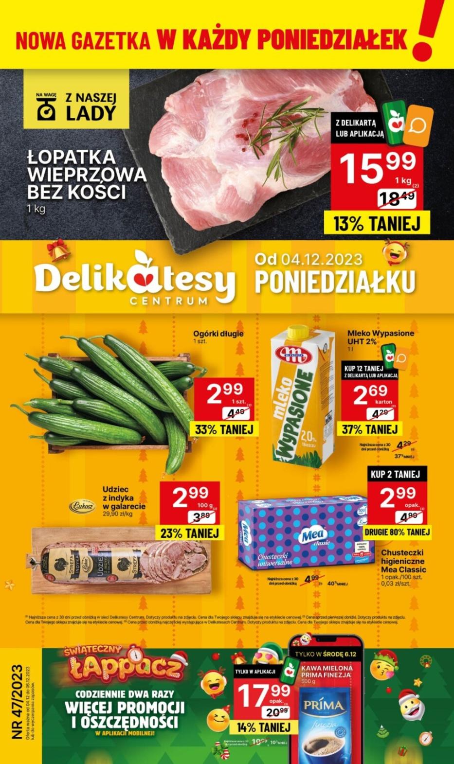 Gazetka promocyjna Delikatesy Centrum str. 1