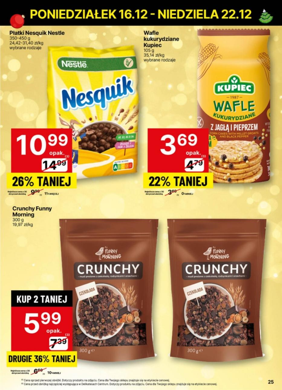Gazetka promocyjna Delikatesy Centrum str. 25